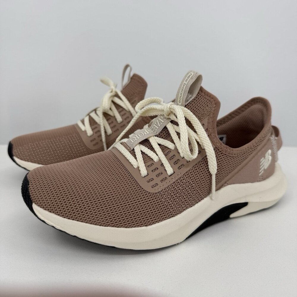 New Balance DynaSoft Nergize Sport V2 Athletic Shoes 6.5 Women's Taupe/Angora